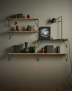 Pythagoras Hyllplan Large, Svart