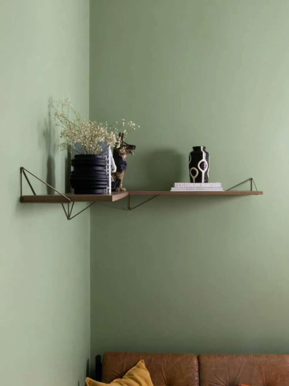 Pythagoras Hyllplan Large, Svart