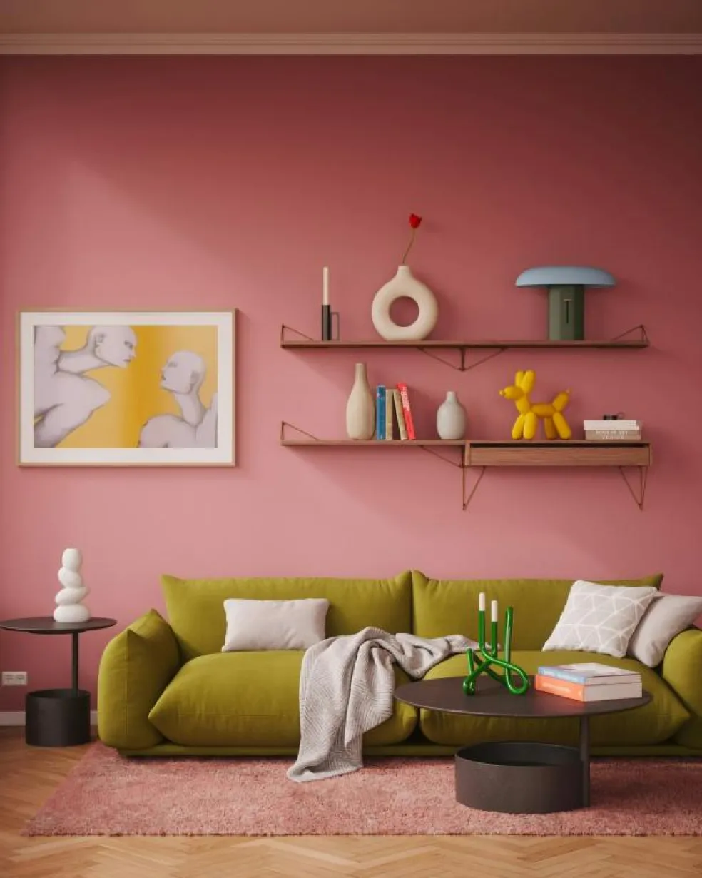 Pythagoras Hyllplan Large, Svart