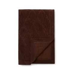 Quilted Organic Cotton Velvet Överkast 160x240 cm, Brun