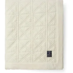 Lexington Överkast-Quilted Organic Cotton Velvet Överkast 260x240 cm, Röd