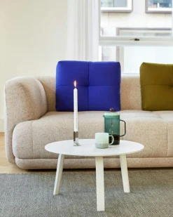 HAY 3-Sitssoffor-Quilton 3-Sitssoffa, Läder Sense Cognac