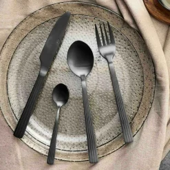 Aida Bestickset-Raw Bestickset 16 Delar, Mattsvart