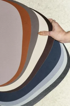 Aida Bordstabletter & Glasunderlägg-Raw Buffalo Bordstablett 6-pack, Brun