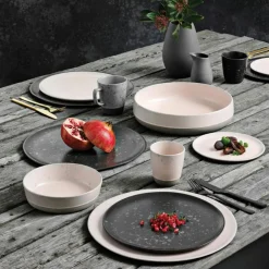 Raw Djup Tallrik 19,4 cm, Grå