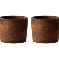 Raw Äggkopp 2-Pack, Teak