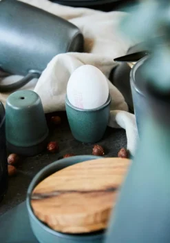 Aida Kaffekoppar-Raw Äggkopp 2-pack, Titanium Black