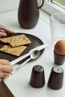 Aida Kaffekoppar-Raw Äggkopp 2-pack, Titanium Black