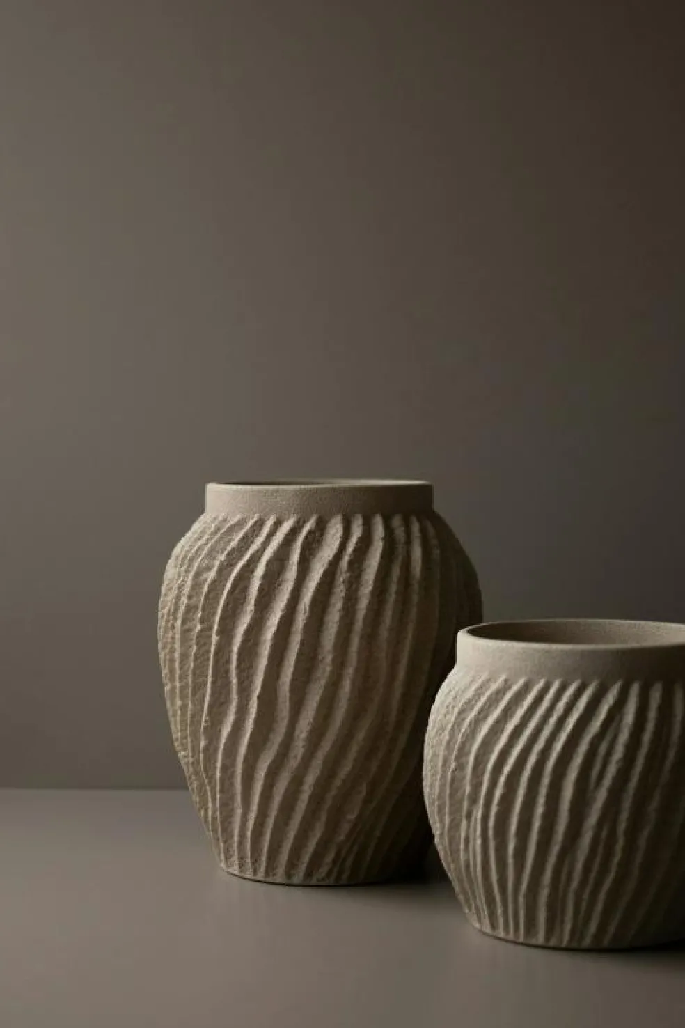 Raw Kruka H29 cm, Sandy Mole