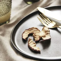 Aida Mattallrikar-Raw Organic Tallrik 25x29 cm, Metallic Brown