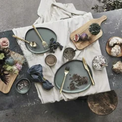 Aida Mattallrikar-Raw Organic Tallrik 25x29 cm, Metallic Brown