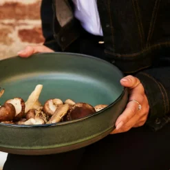 Raw Serveringsskål 30 cm, Metallic Brown