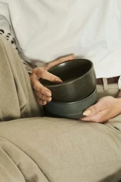 Raw Skål 13 cm 4-pack, Northern Green