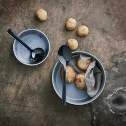 Aida Serveringsbestick-Raw Såsslev & Serveringssked, Guld