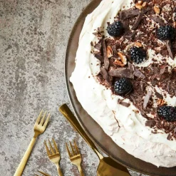 Raw Tårtfat 34 cm, Northern Green