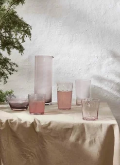 Aida Dricksglas-RAW Unique Swirl Glas Låg 30 cl, Rök