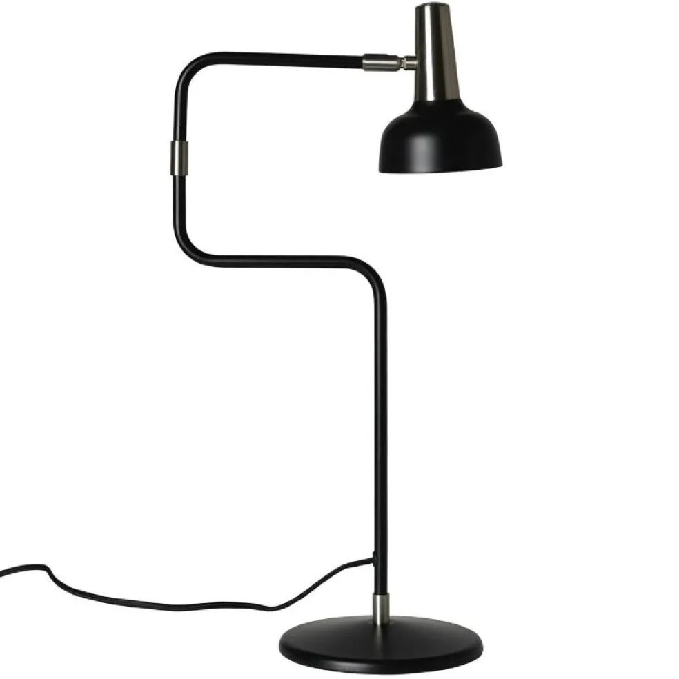 Ray Bordslampa LED, Svart/ Nickel