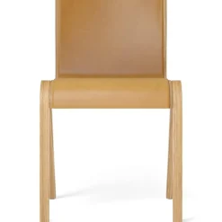 Audo Copenhagen Stolar-Ready Stol, Klädd Framsida, Svart Ek / Läder Dakar 0842