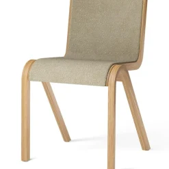 Audo Copenhagen Stolar-Ready Stol, Klädd Framsida, Svart Ek / Läder Dakar 0842