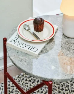 HAY Soffbord-Rebar Sidobord Ø45 cm, Fossil Grey