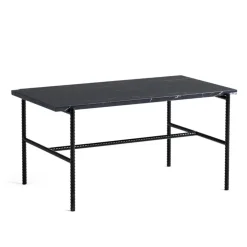 Rebar Soffbord, Svart/Marmor