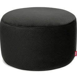 Recycled Point Royal Velvet Sittpuff Ø70 cm, Cave