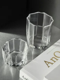 Orrefors Ljuslyktor-Reed Ljuslykta 45 mm, Klar