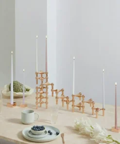 STOFF Nagel Ljusstakar-Reflect Ljushållare Liten, Roséguld