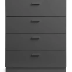 String Byråer-Relief Byrå Bred Med Sockel, Vit