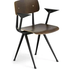 HAY Stolar-Result Karmstol, Rökt Ek / Svart