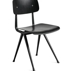 HAY Stolar-Result Stol, Svart / Ek Vattenbaserad Lack