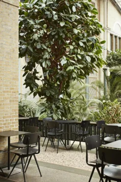 HAY Stolar-Result Stol, Svart / Ek Vattenbaserad Lack