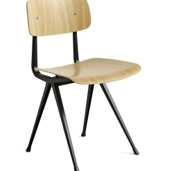 HAY Stolar-Result Stol, Svart / Ek Vattenbaserad Lack