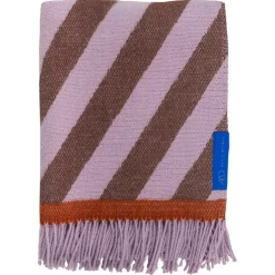 RETRO Pläd 125x170 cm, Rust Red