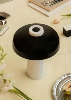 Audo Copenhagen Bordslampor-Reverse Bordslampa, Carrara / Svart