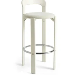 Rey Barstol Klädd 65 cm, Cream White