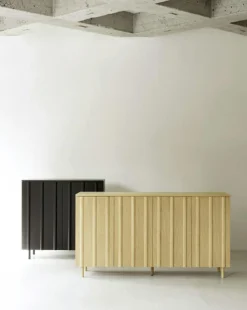 Normann Copenhagen Skåp & Vitrinskåp-Rib Cabinet Skåp Ek, Svart