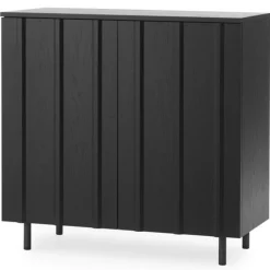 Normann Copenhagen Skåp & Vitrinskåp-Rib Cabinet Skåp Ek, Svart