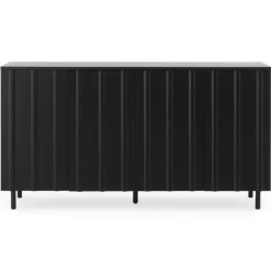 Rib Skänk Ek, Svart