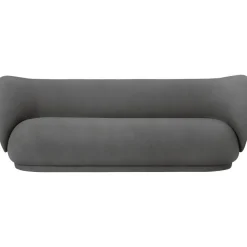 Rico Brushed 4-Sitssoffa, Varmgrå