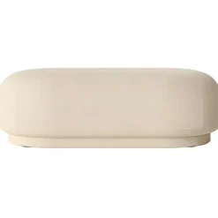 Ferm Living Sittsäckar & Sittpuffar-Rico Ottoman Sittpuff, Varmgrå