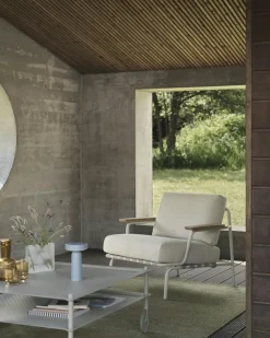 Muuto Vaser-Ridge Vas Frostat Glas 16,5 cm, Taupe