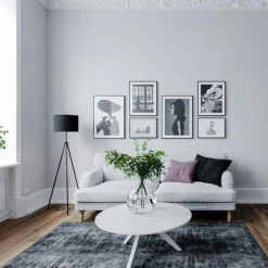 Rina Golvlampa H145 cm, Svart