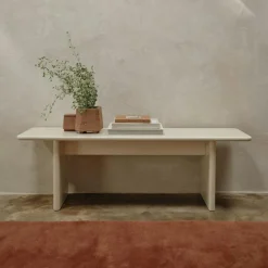 Rink Bänk 35x140 cm, Eggshell