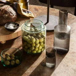 Ferm Living Dricksglas-Ripple Dricksglas 14 cl 4-pack, Klar