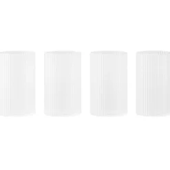 Ferm Living Dricksglas-Ripple Dricksglas 14 cl 4-pack, Klar