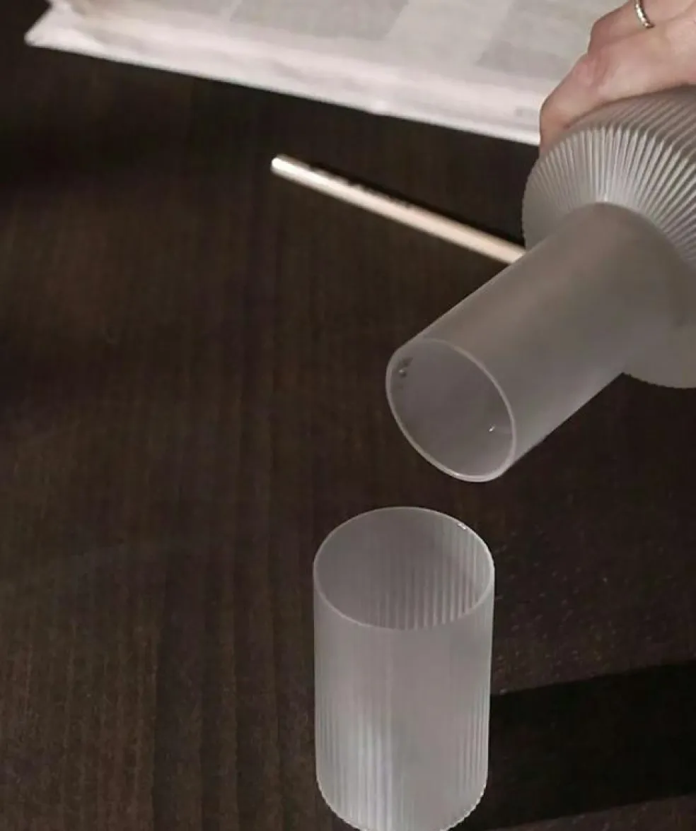 Ripple Dricksglas / Lock 14 cl, Frosted