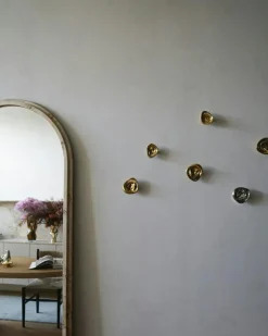 Ripple Knob Väggkrok 9 cm, Silver