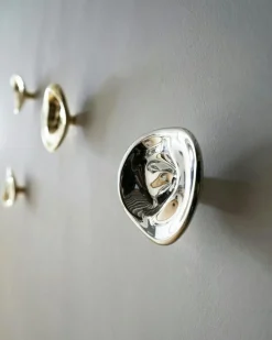 Ripple Knob Väggkrok 9 cm, Silver