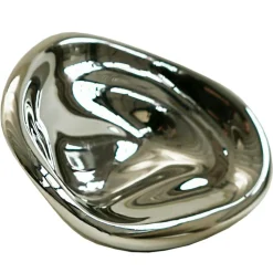 Hein Studio Krokar & Galgar-Ripple Knob Väggkrok 8 cm, Silver